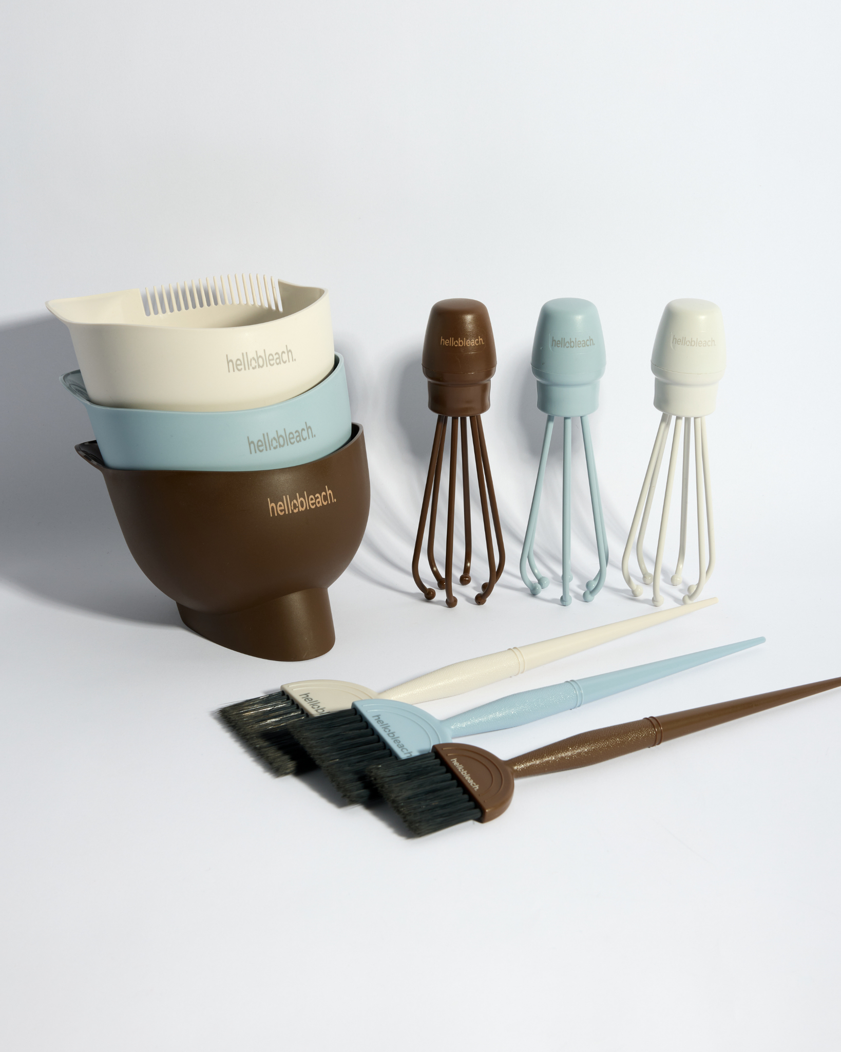 Luxe Stylist Set - Walnut, Sky & Ivory