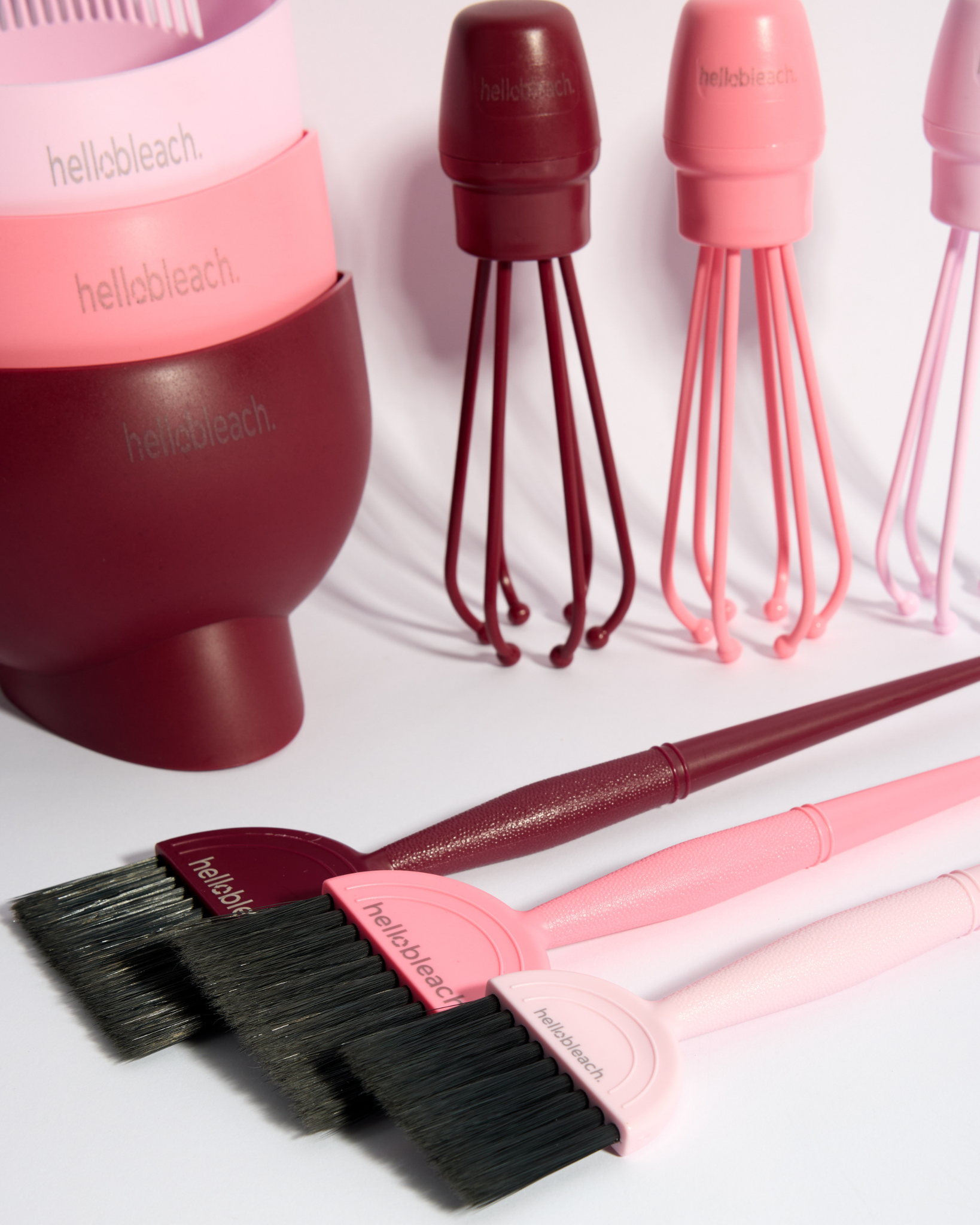 Luxe Stylist Set - Burgundy, Pink Pop & Bby Pink