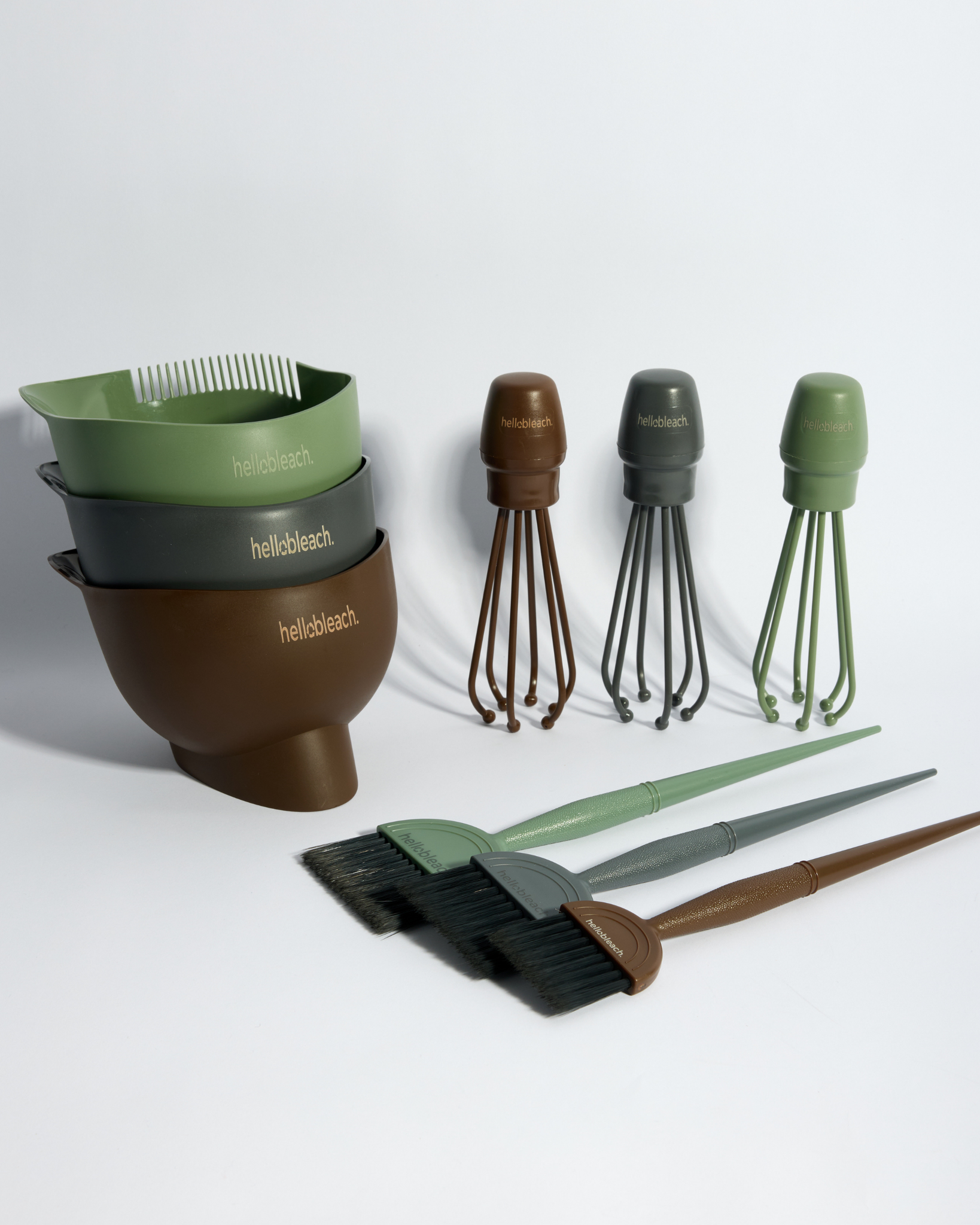 Luxe Stylist Set - Walnut, Stone & Forest