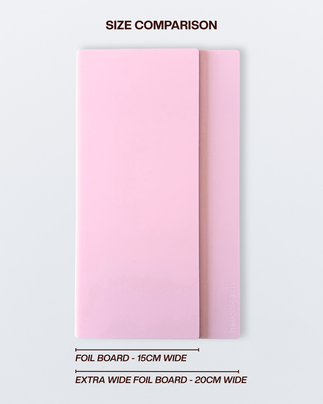 Extra Wide Foil Board - Bby Pink