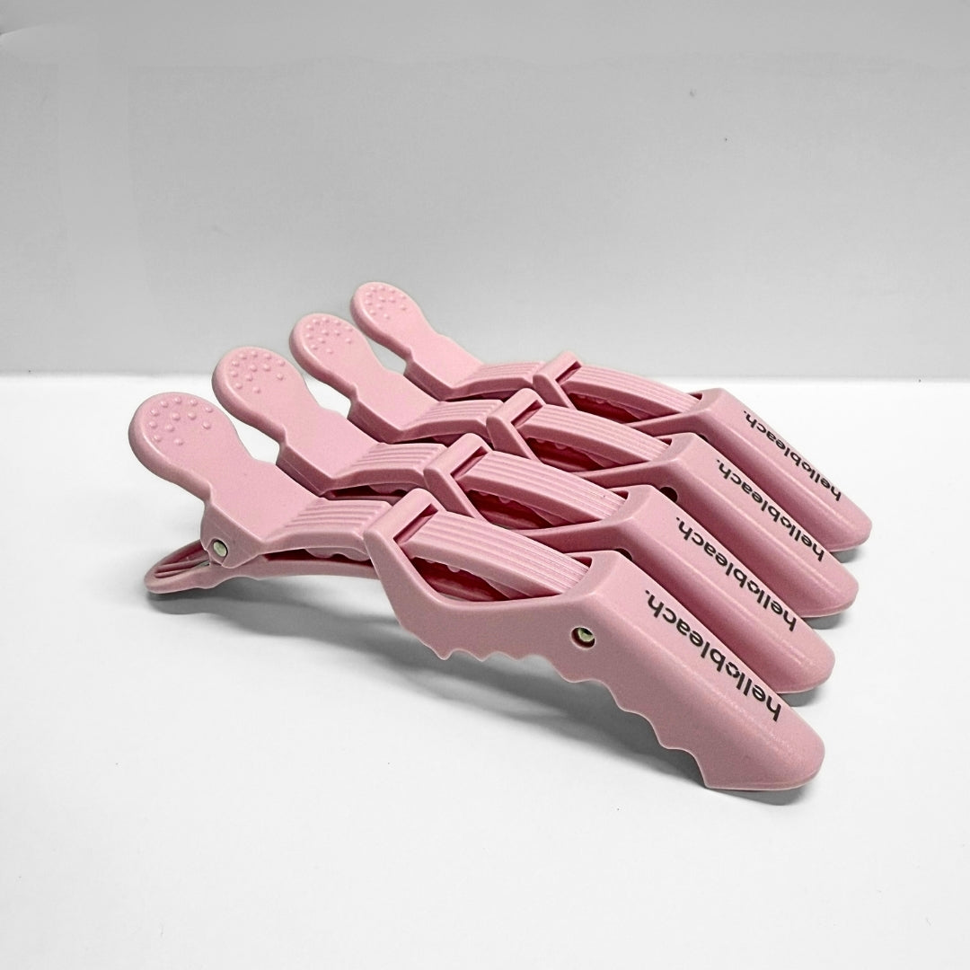 The Jumbo Croc Clip - Baby Pink (4 Pack)