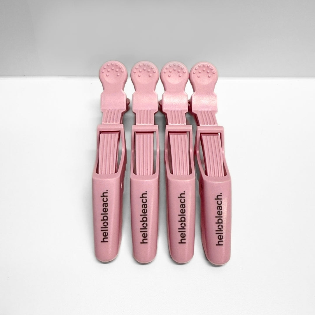 The Jumbo Croc Clip - Baby Pink (4 Pack)
