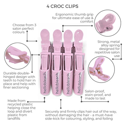 The Croc Clip - Bby Pink