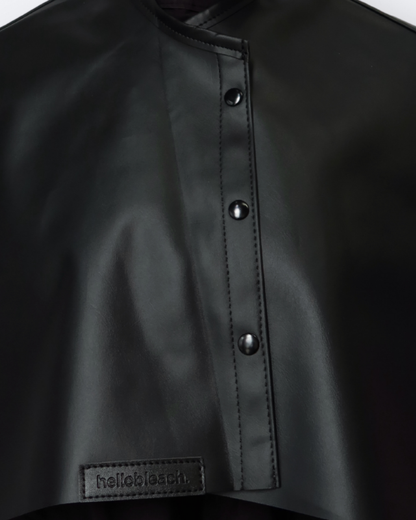 NOUVELLE Cape de coupe en cuir végétalien Pro - Noir par Hello Bleach